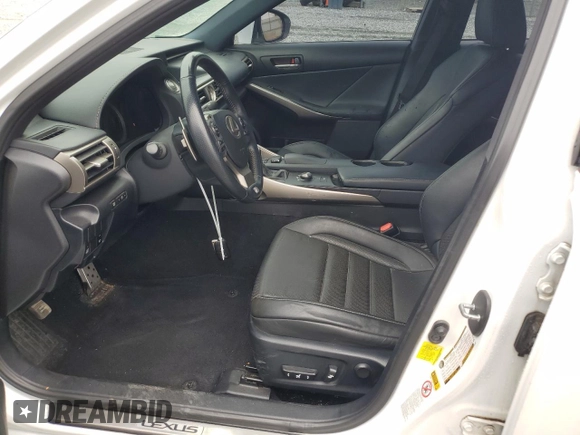 2015 Lexus IS 350 with VIN JTHBE1D2XF5022593, listed as a Copart auction lot 56003135 with 123,606 mi miles and Salvage title. Bid and sale history available at DreamBid. Image 7.