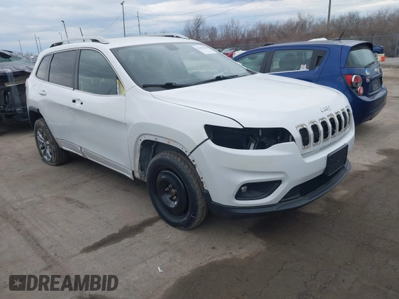 2019 Jeep Cherokee Latitude Plus with VIN 1C4PJMLB4KD213559, listed as a IAAI auction lot 41676384 with 120,562 mi miles and . Bid and sale history available at DreamBid. Image 1.