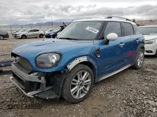 2017 MINI Countryman Cooper with VIN WMZYV5C39H3E02281, listed as a Copart auction lot 76300344 with 89,570 mi miles and Salvage Title. Bid and sale history available at carsss.com. Image 1.