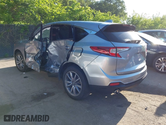 2020 Acura RDX Technology with VIN 5J8TC2H5XLL017439, listed as a IAAI auction lot 42243172 with 55,388 mi miles and . Bid and sale history available at DreamBid. Image 3.