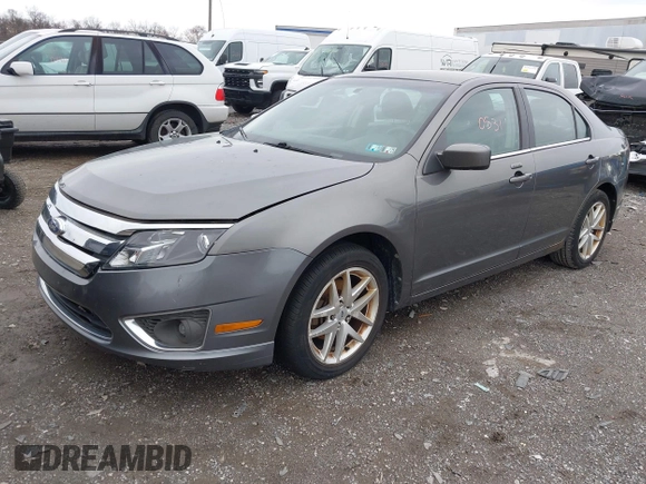 2011 Ford Fusion SEL with VIN 3FAHP0JG1BR115127, listed as a IAAI auction lot 41930531 with 183,512 mi miles. Bid and sale history available at carsss.com. Image 2.