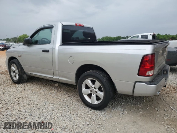 2013 Ram 1500 Express with VIN 3C6JR6AT0DG521721, listed as a Copart auction lot 53837675 with 125,603 mi miles and Salvage title. Bid and sale history available at DreamBid. Image 2.