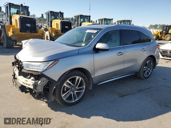 2017 Acura MDX w/Advance Pkg with VIN 5FRYD4H85HB034875, listed as a Copart auction lot 47434035 with 173,792 mi miles and Salvage Title. Bid and sale history available at carsss.com. Image 1.
