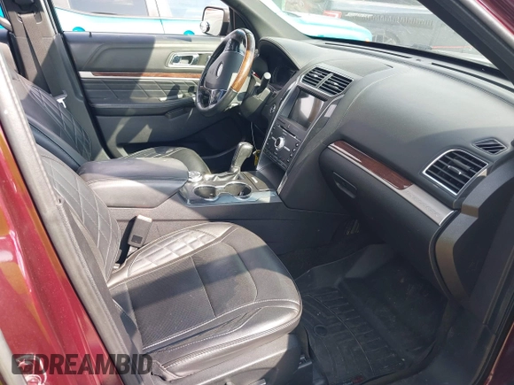 2018 Ford Explorer Platinum with VIN 1FM5K8HT7JGA52887, listed as a IAAI auction lot 40377025 with 92,577 mi miles. Bid and sale history available at carsss.com. Image 5.