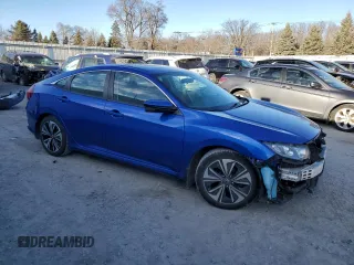 2017 Honda Civic Sedan EX-T with VIN 19XFC1F35HE213991, listed as a Copart auction lot 87197614 with 79,968 mi miles and Non Repairable. Bid and sale history available at carsss.com. Image 4.