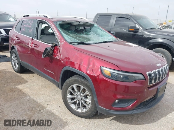 2021 Jeep Cherokee Latitude Plus with VIN 1C4PJMLB8MD147844, listed as a IAAI auction lot 42073064 with 93,197 mi miles and . Bid and sale history available at DreamBid. Image 1.