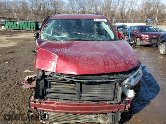 2018 Chevrolet Traverse LT Leather with VIN 1GNEVHKW5JJ125960, listed as a Copart auction lot 81744224 with 66,418 mi miles and Salvage Title. Bid and sale history available at carsss.com. Image 5.