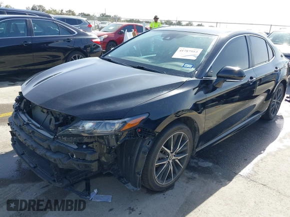 2023 Toyota Camry SE with VIN 4T1G11AK8PU839068, listed as a IAAI auction lot 41787953 with 46,063 mi miles. Bid and sale history available at carsss.com. Image 2.