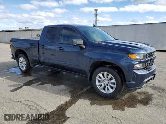 2021 Chevrolet Silverado 1500 Custom with VIN 1GCRWBEK3MZ153601, listed as a Copart auction lot 44274165 with 94,185 mi miles and Clean Title. Bid and sale history available at DreamBid. Image 4.