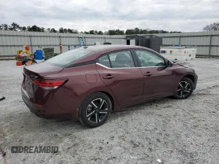 2024 Nissan Sentra SV with VIN 3N1AB8CV3RY244350, listed as a Copart auction lot 43572955 with 19,705 mi miles and Salvage title. Bid and sale history available at DreamBid. Image 3.