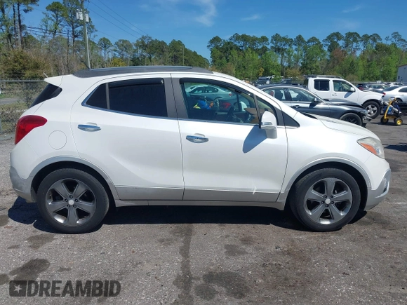 2014 Buick Encore Leather with VIN KL4CJCSB0EB566644, listed as a IAAI auction lot 41877546 with 66,113 mi miles. Bid and sale history available at carsss.com. Image 13.