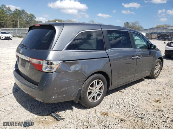 2012 Honda Odyssey EX-L with VIN 5FNRL5H68CB045200, listed as a Copart auction lot 49734055 with 123,577 mi miles and Salvage Title. Bid and sale history available at carsss.com. Image 3.