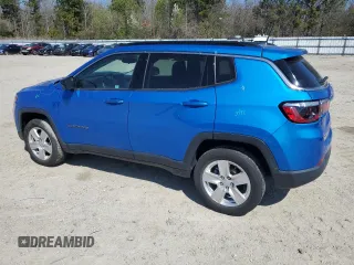 2022 Jeep Compass Altitude with VIN 3C4NJDBB5NT152956, listed as a Copart auction lot 49622375 with 38,471 mi miles and Salvage Title. Bid and sale history available at carsss.com. Image 2.