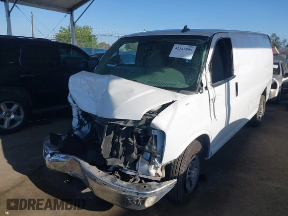 2020 Chevrolet Express Cargo z VIN 1GCWGAFP0L1242088, wystawiony jako IAAI lot #42145895 z przebiegiem Nie podano mil oraz . Historia ofert i sprzedaży dostępna na DreamBid. Obrazek 16.