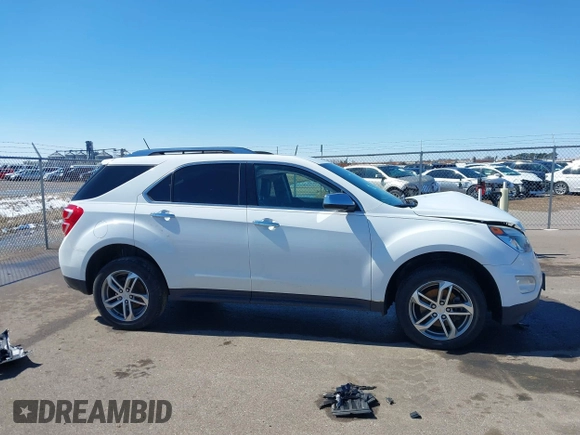 2017 Chevrolet Equinox Premier with VIN 2GNFLGE3XH6252961, listed as a IAAI auction lot 41923489 with 95,873 mi miles. Bid and sale history available at carsss.com. Image 13.