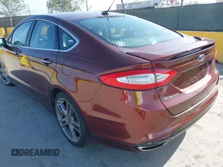 2015 Ford Fusion Titanium with VIN 3FA6P0K93FR226162, listed as a IAAI auction lot 42111564 with 116,805 mi miles. Bid and sale history available at carsss.com. Image 3.