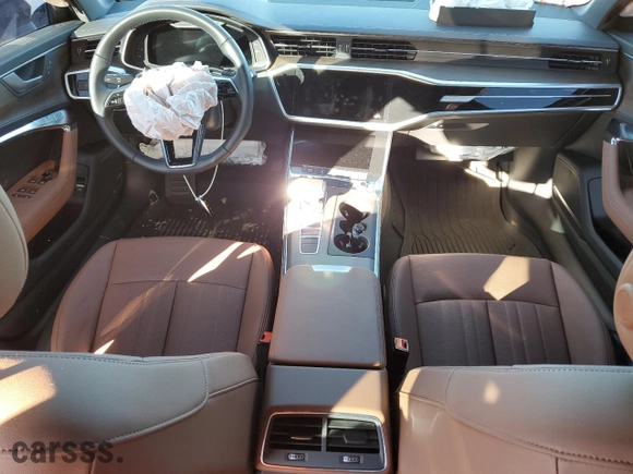 2024 Audi A6 Sedan Premium Plus with VIN WAUE3BF23RN039101, listed as a Copart auction lot 81428364 with 10,915 mi miles and Salvage Title. Bid and sale history available at carsss.com. Image 8.