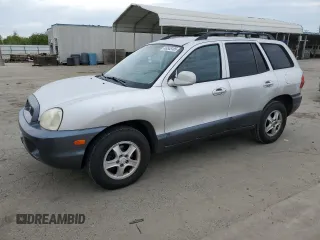 2004 Hyundai Santa Fe GLS with VIN KM8SC13D94U584316, listed as a Copart auction lot 46545185 with 107,682 mi miles and Salvage Title. Bid and sale history available at carsss.com. Image 1.