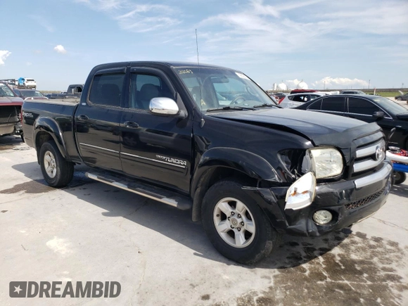 2006 Toyota Tundra SR5 with VIN 5TBET34106S509098, listed as a Copart auction lot 54881475 with 265,114 mi miles and Salvage Title. Bid and sale history available at carsss.com. Image 4.
