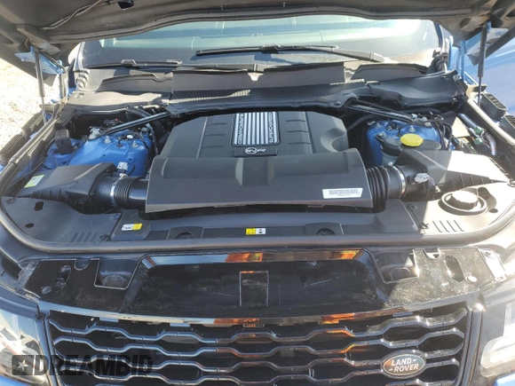 2022 Land Rover Range Rover Sport SVR with VIN SALWZ2RE6NA241274, listed as a Copart auction lot 51128365 with 37,783 mi miles and Clean Title. Bid and sale history available at DreamBid. Image 12.
