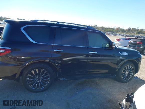 2022 Nissan Armada Platinum with VIN JN8AY2DA0N9390388, listed as a IAAI auction lot 41291488 with 42,545 mi miles and . Bid and sale history available at DreamBid. Image 13.