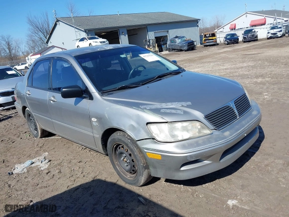 2002 Mitsubishi Lancer ES with VIN JA3AJ26E52U022764, listed as a IAAI auction lot 41763763 with 120,493 mi miles. Bid and sale history available at carsss.com. Image 1.