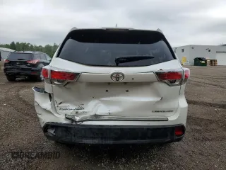 2014 Toyota Highlander Limited with VIN 5TDDKRFH1ES024406, listed as a Copart auction lot 62460525 with 172,598 mi miles and Clean title. Bid and sale history available at DreamBid. Image 6.