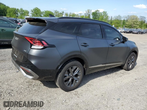 2023 Kia Sportage SX-Prestige with VIN KNDPXCAG9P7044605, listed as a Copart auction lot 56915705 with 43,294 mi miles and Salvage title. Bid and sale history available at DreamBid. Image 3.