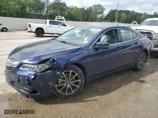 2016 Acura TLX V6 Tech with VIN 19UUB2F51GA001738, listed as a Copart auction lot 51854265 with 15,872 mi miles and Salvage Title. Bid and sale history available at carsss.com. Image 1.
