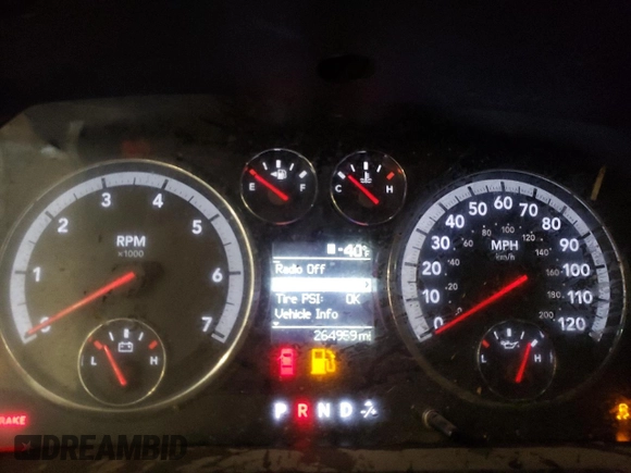 2012 Ram 2500 ST with VIN 3C6TD5HT0CG231193, listed as a Copart auction lot 71792024 with 264,959 mi miles and Salvage Title. Bid and sale history available at carsss.com. Image 9.