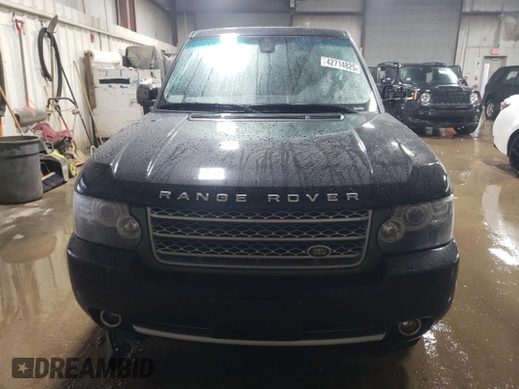 2011 Land Rover Range Rover SC with VIN SALMF1E46BA332032, listed as a Copart auction lot 42714825 with 98,298 mi miles and Salvage title. Bid and sale history available at DreamBid. Image 5.