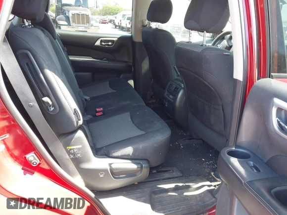 2018 Nissan Pathfinder SV with VIN 5N1DR2MM2JC640660, listed as a IAAI auction lot 41755834 with 76,801 mi miles and . Bid and sale history available at DreamBid. Image 8.