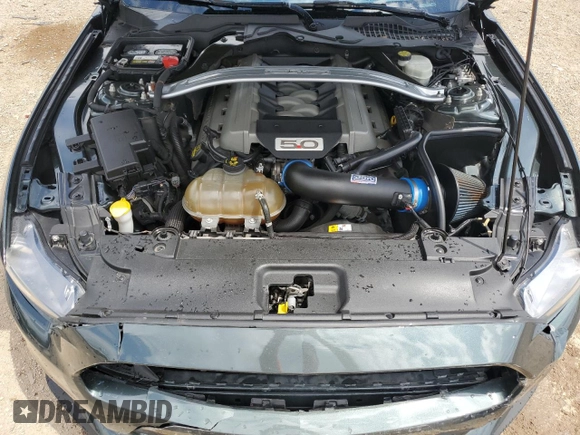 2015 Ford Mustang GT with VIN 1FA6P8CFXF5348412, listed as a Copart auction lot 58665155 with 41,878 mi miles and Salvage title. Bid and sale history available at DreamBid. Image 11.
