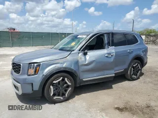 2025 Kia Telluride S with VIN 5XYP64GC5SG570030, listed as a Copart auction lot 53887395 with 9,220 mi miles and Non repairable. Bid and sale history available at DreamBid. Image 1.