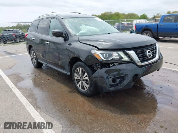 2017 Nissan Pathfinder SV z VIN 5N1DR2MM4HC649189, wystawiony jako IAAI lot #42220229 z przebiegiem 149 707 mil mil oraz . Historia ofert i sprzedaży dostępna na DreamBid. Obrazek 1.