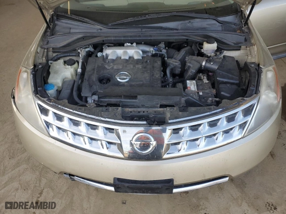 2007 Nissan Murano SL with VIN JN8AZ08T17W510555, listed as a Copart auction lot 46478495 with 144,265 mi miles and Salvage Title. Bid and sale history available at carsss.com. Image 12.
