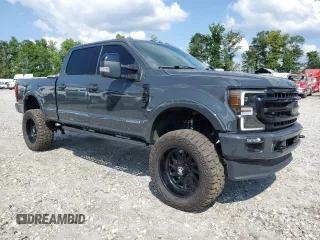 2021 Ford F-250 XL with VIN 1FT8W2BT8MEC50423, listed as a Copart auction lot 66489585 with 43,273 mi miles and Salvage title. Bid and sale history available at DreamBid. Image 4.