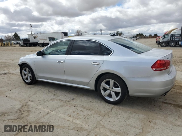2013 Volkswagen Passat SE w/Sunroof & Nav with VIN 1VWBP7A37DC139517, listed as a Copart auction lot 48500645 with 86,871 mi miles and Salvage Title. Bid and sale history available at carsss.com. Image 2.