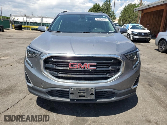 2020 GMC Terrain SLE with VIN 3GKALTEV0LL105070, listed as a Copart auction lot 63434055 with 75,991 mi miles and Clean title. Bid and sale history available at DreamBid. Image 5.
