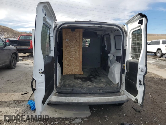 2016 Ram ProMaster City Cargo Tradesman SLT with VIN ZFBERFBT1G6A98944, listed as a Copart auction lot 46685325 with 114,131 mi miles and Salvage Title. Bid and sale history available at DreamBid. Image 6.