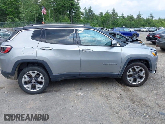 2021 Jeep Compass Limited z VIN 3C4NJDCB1MT506372, wystawiony jako IAAI lot #42485424 z przebiegiem 58 317 mil mil oraz . Historia ofert i sprzedaży dostępna na DreamBid. Obrazek 13.