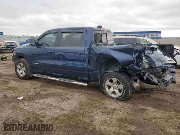 2019 Ram 1500 Big Horn with VIN 1C6SRFFT5KN619449, listed as a Copart auction lot 55404095 with 41,869 mi miles and Salvage title. Bid and sale history available at DreamBid. Image 2.