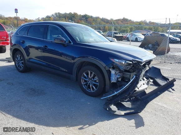 2020 Mazda CX-9 Touring with VIN JM3TCACY3L0417958, listed as a IAAI auction lot 40813502 with 42,228 mi miles. Bid and sale history available at carsss.com. Image 1.