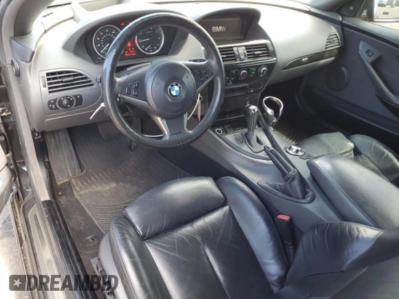 2005 BMW 6 Series 645Ci with VIN WBAEK73495B327903, listed as a Copart auction lot 69630094 with 150,559 mi miles and Salvage Title. Bid and sale history available at carsss.com. Image 8.