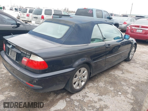 2006 BMW 3 Series 325Ci with VIN WBABW33456PX83708, listed as a IAAI auction lot 41425941 with 122,396 mi miles. Bid and sale history available at carsss.com. Image 4.
