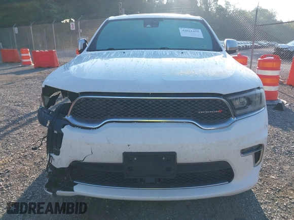 2021 Dodge Durango Citadel with VIN 1C4RDJEG7MC853118, listed as a IAAI auction lot 42622475 with 49,386 mi miles and . Bid and sale history available at DreamBid. Image 12.