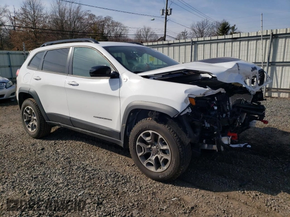 2022 Jeep Cherokee Trailhawk с VIN 1C4PJMBX3ND549057, выставлен на аукционе Copart как лот 48959915 с пробегом 21 381 миль миль и Списание • Salvage title. История ставок и продаж доступна на DreamBid. Изображение 4.