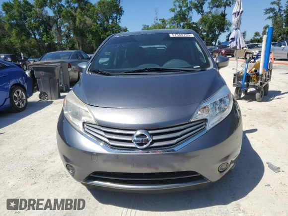 2016 Nissan Note S with VIN 3N1CE2CP6GL390976, listed as a Copart auction lot 51844795 with 92,680 mi miles and Salvage Title. Bid and sale history available at DreamBid. Image 5.
