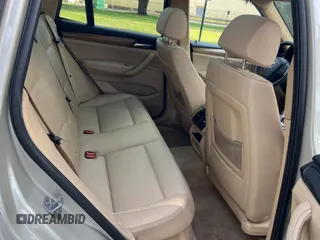 2013 BMW X3 xDrive28i with VIN 5UXWX9C57D0A26278, listed as a Copart auction lot 52040825 with 110,761 mi miles and Clean Title. Bid and sale history available at carsss.com. Image 6.