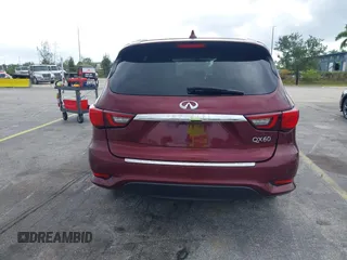 2019 Infiniti QX60 LUXE with VIN 5N1DL0MN3KC502044, listed as a IAAI auction lot 42130349 with 276,156 mi miles. Bid and sale history available at carsss.com. Image 16.